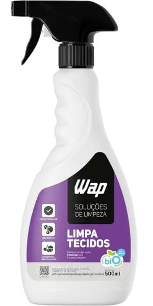 WAP Limpador de Tecidos com Espuma WAP LIMPA TECIDOS, Branco e Roxo, 500ML, CP3243