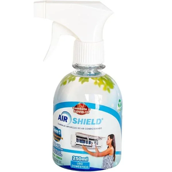 Bactericida para Limpeza de Ar Condicionado 250ml com Gatilho Air Shield